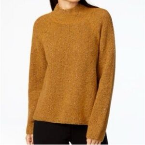 Eileen Fisher mock neck sweater organic cotton blend XXS